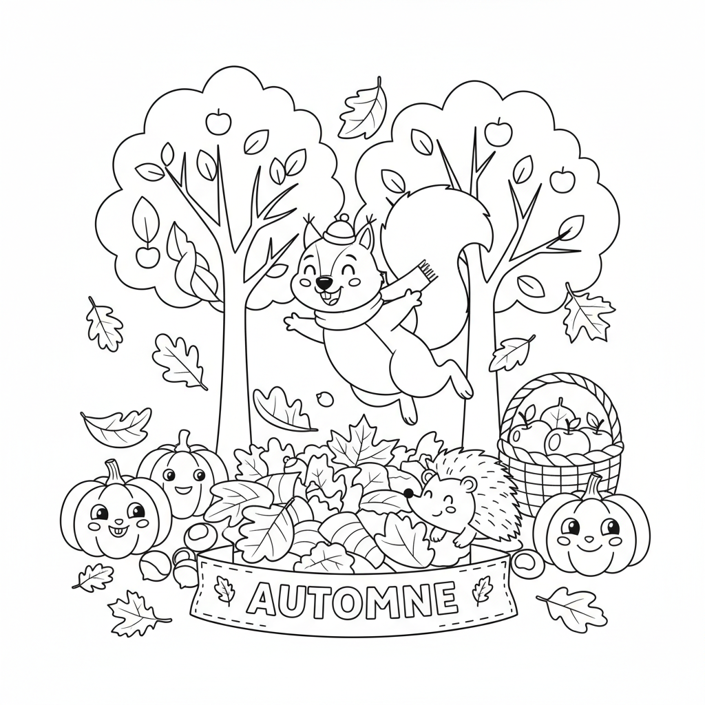 Coloriage coloriage automne petite section 5