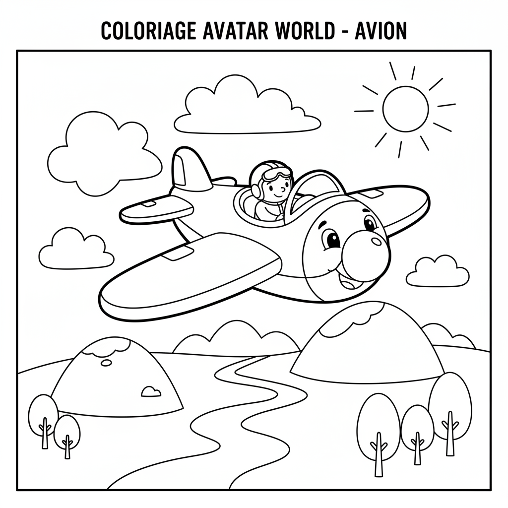 Coloriage coloriage avatar world 3