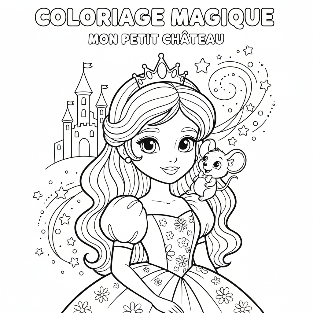 Coloriage coloriage avec modele disney 4