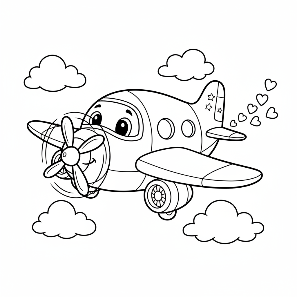 Coloriage coloriage avion