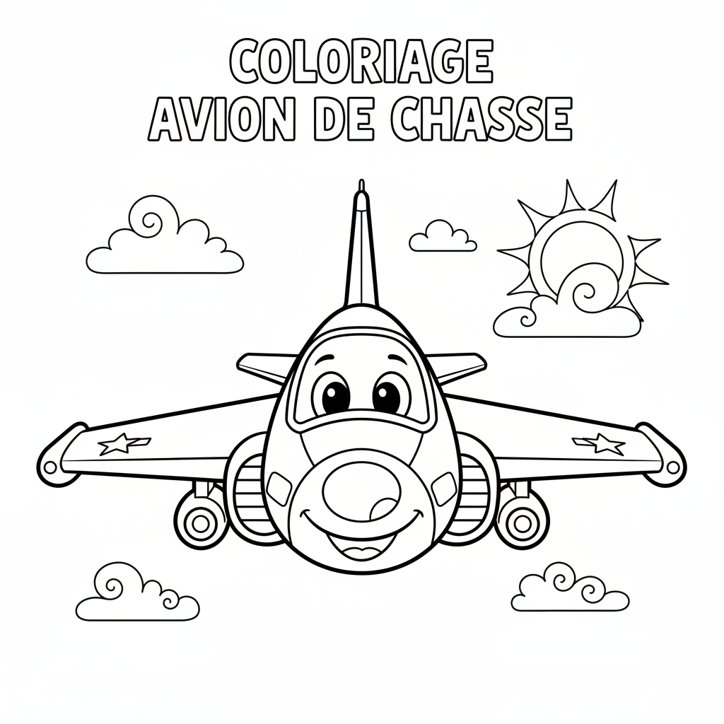 Coloriage coloriage avions de chasse 2