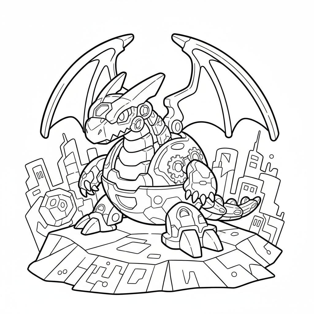Coloriage coloriage bakugan 2