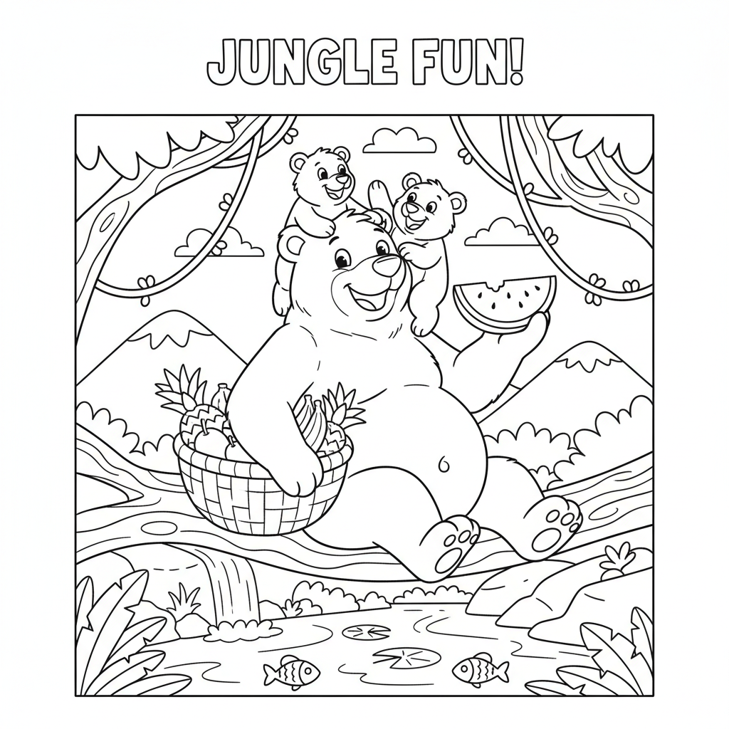 Coloriage coloriage baloo 2