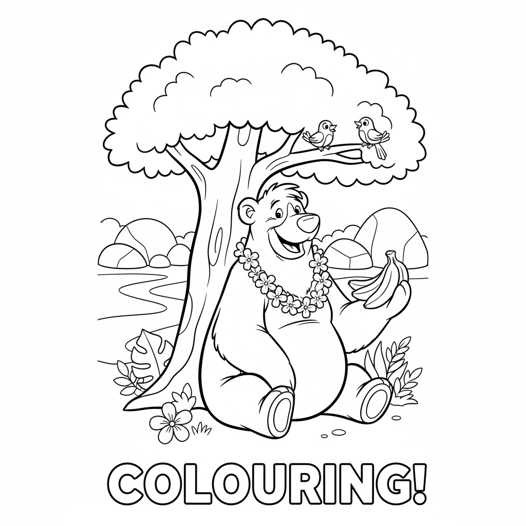 Coloriage coloriage baloo 3