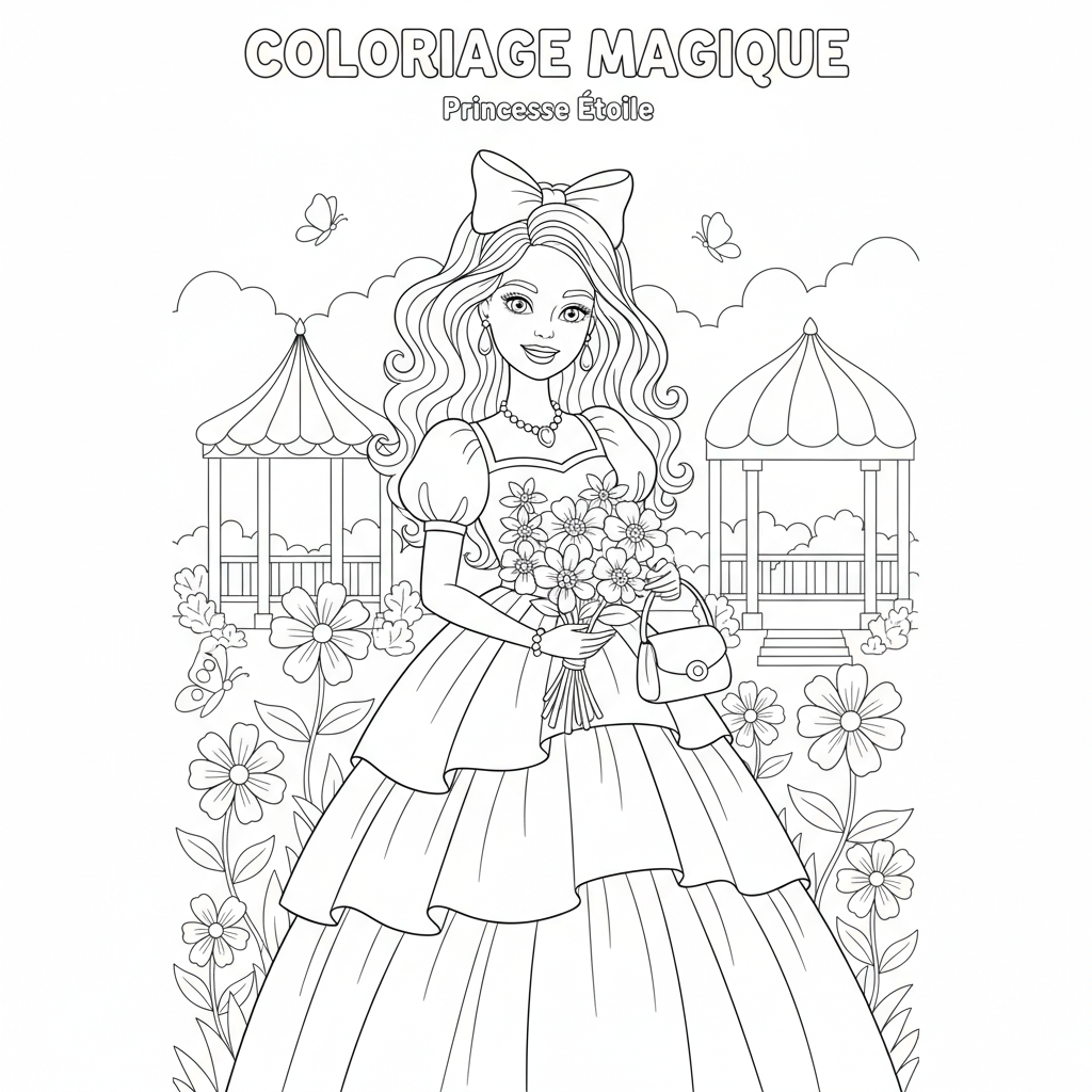 Coloriage coloriage barbie a imprimer 2