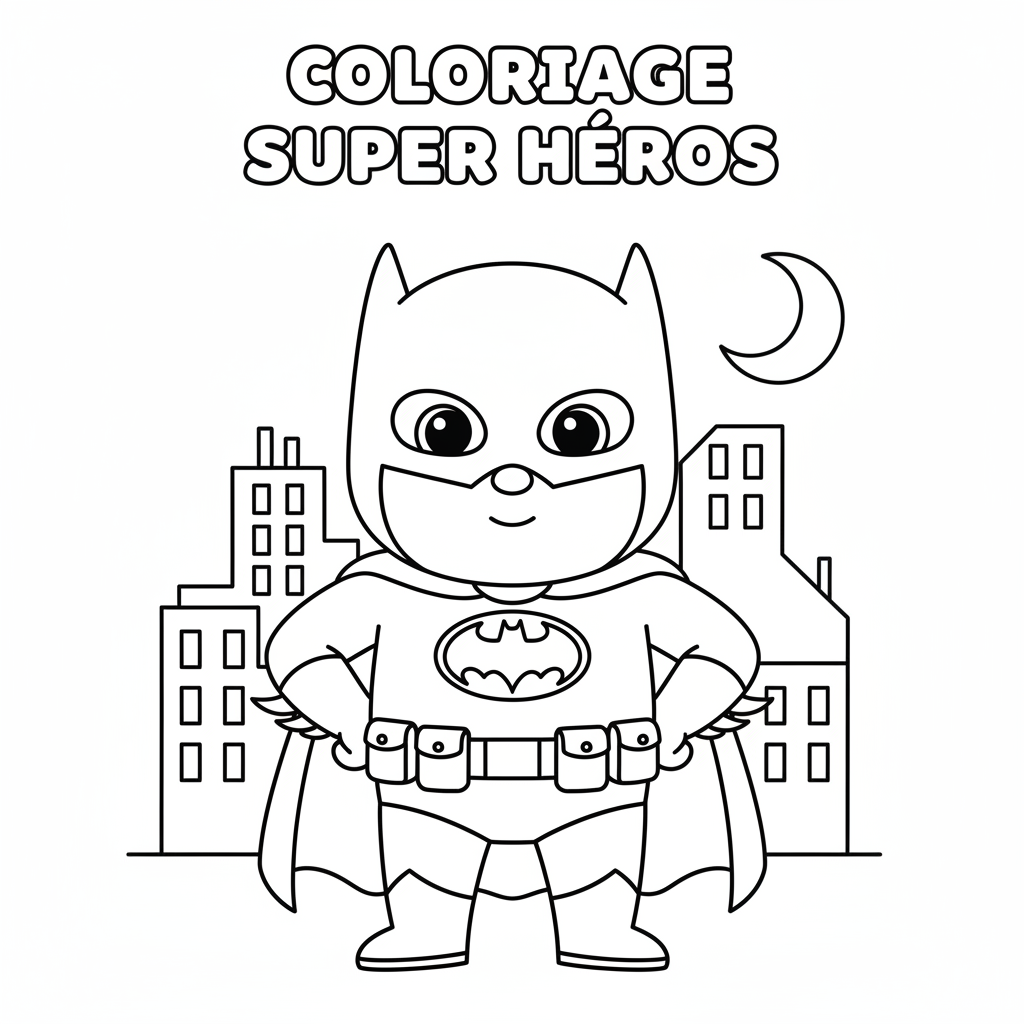 Coloriage coloriage batman à imprimer