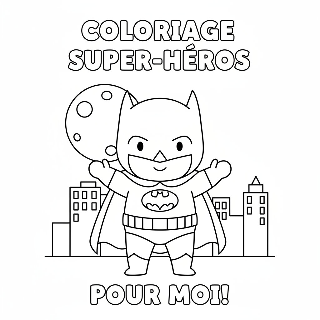 Coloriage coloriage batman à imprimer pdf