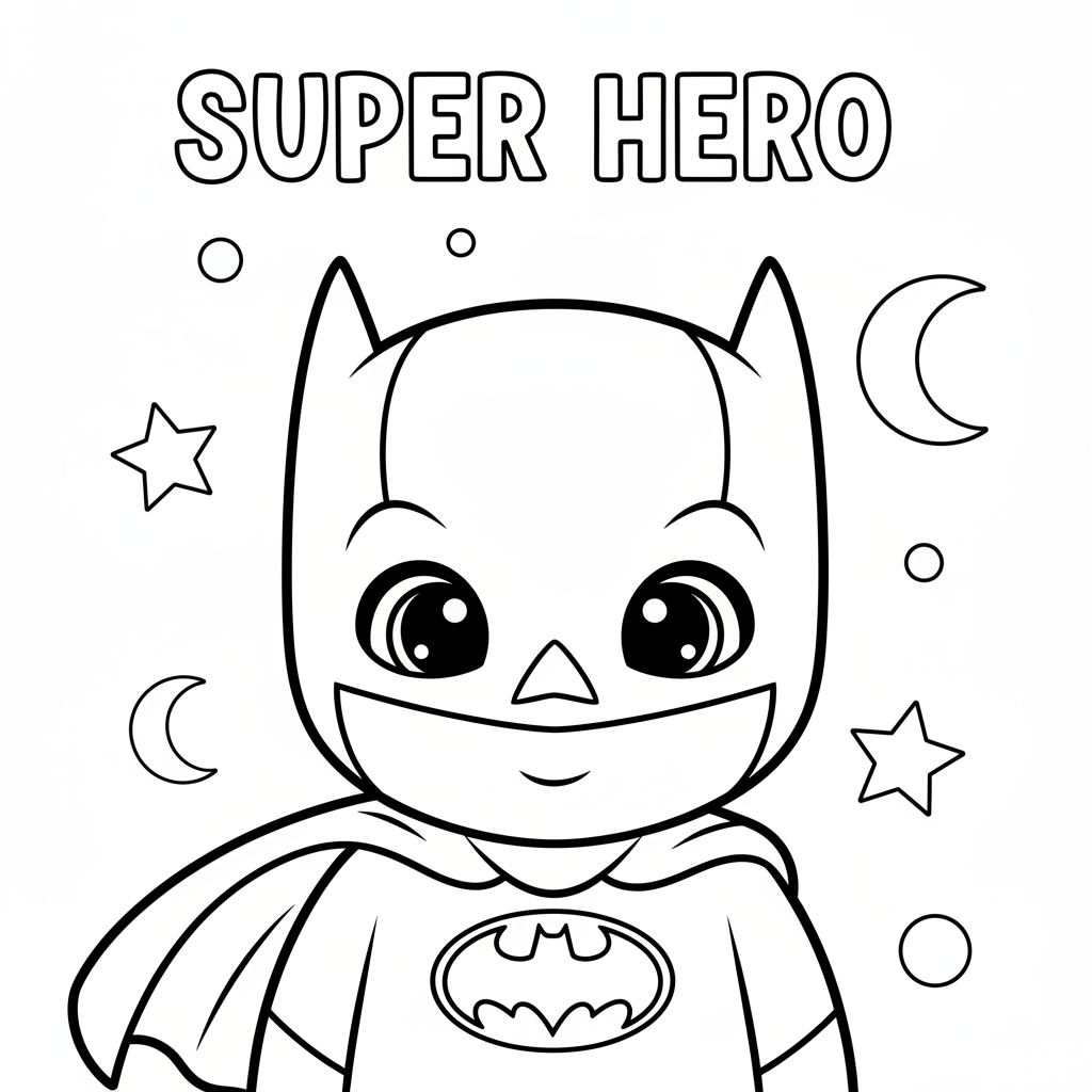 Coloriage coloriage batman imprimer 4