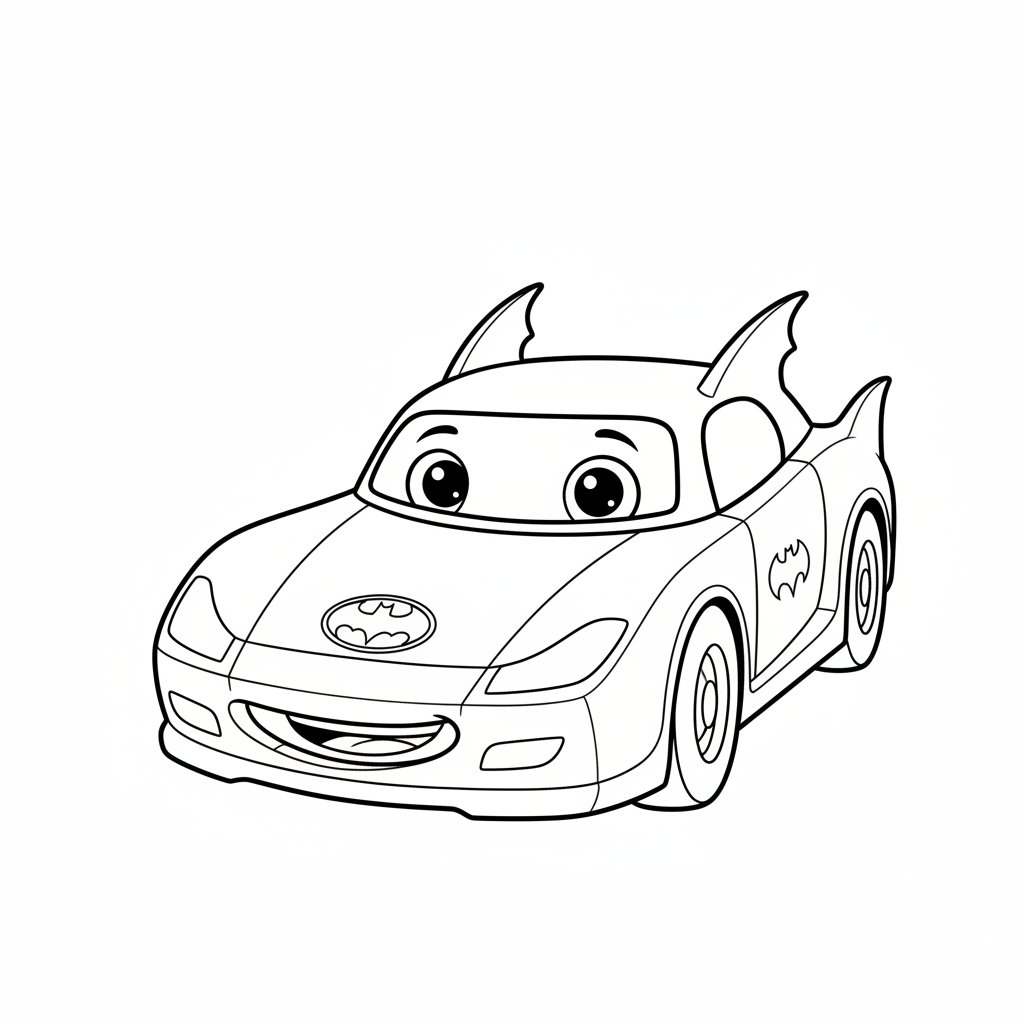 Coloriage coloriage batwheels 4