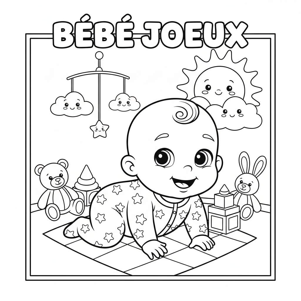 Dessins de Coloriage Bebe à Imprimer Gratuitement
