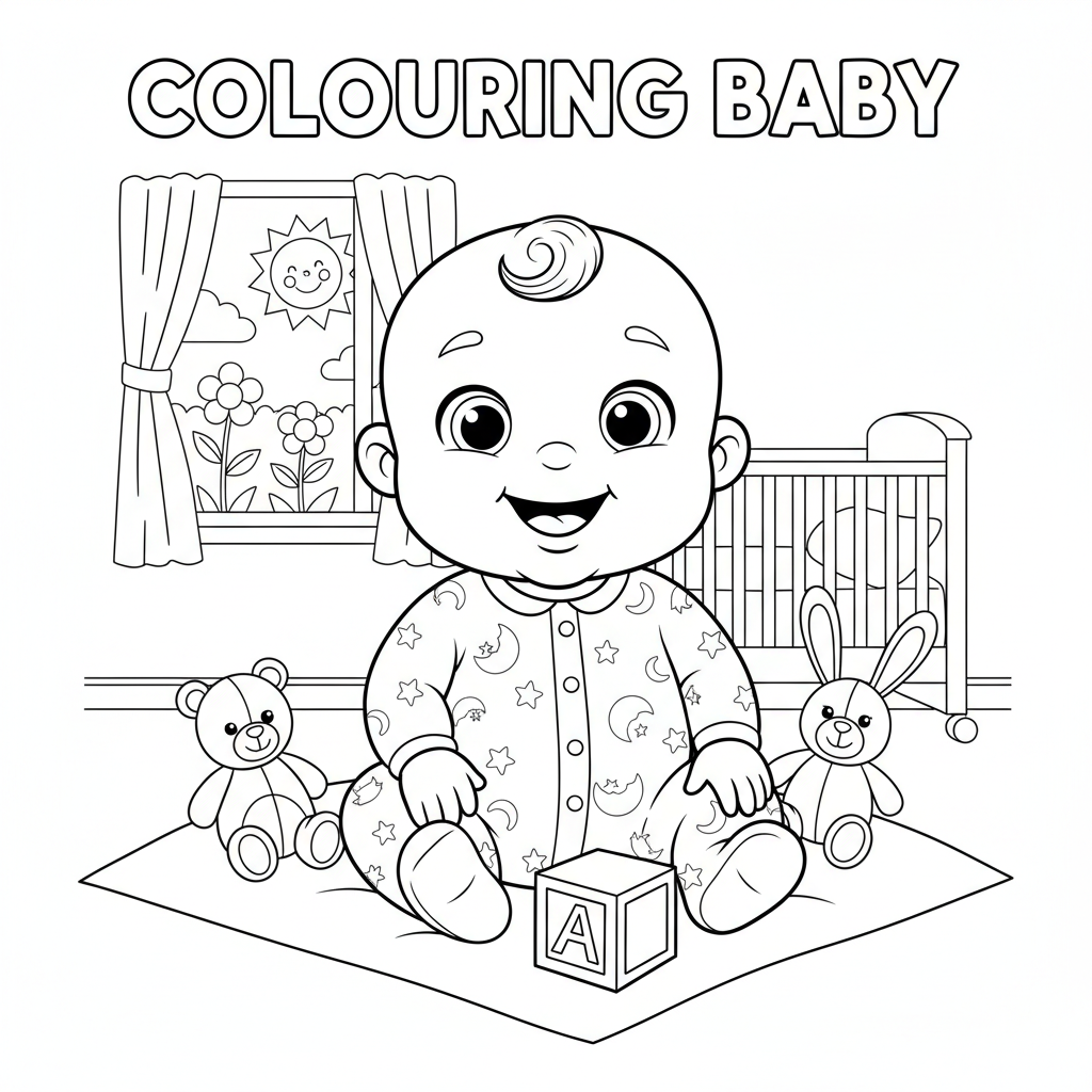 Coloriage coloriage bebe 2