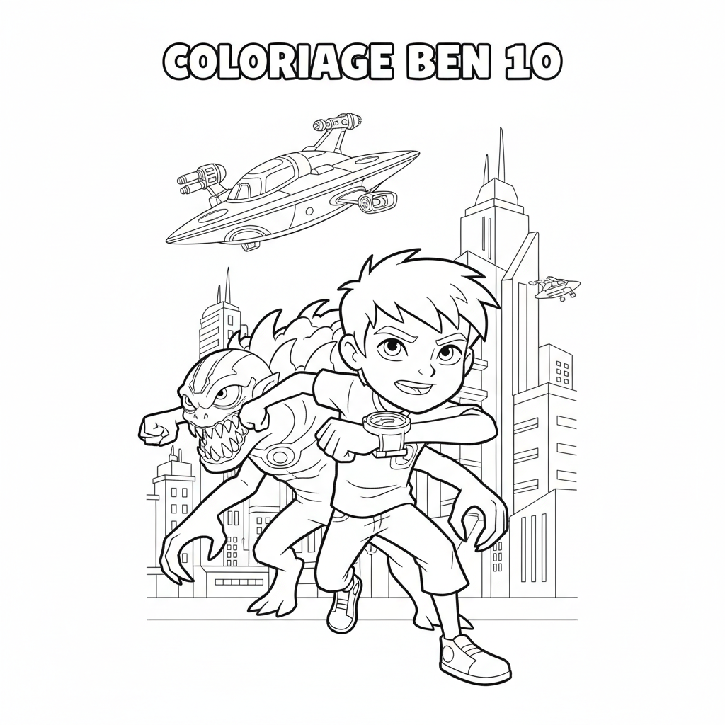 Coloriage coloriage benten 2