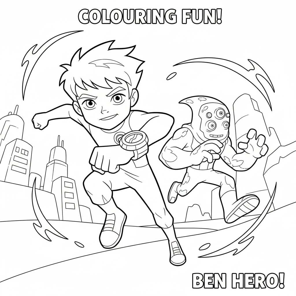 Coloriage coloriage benten 5