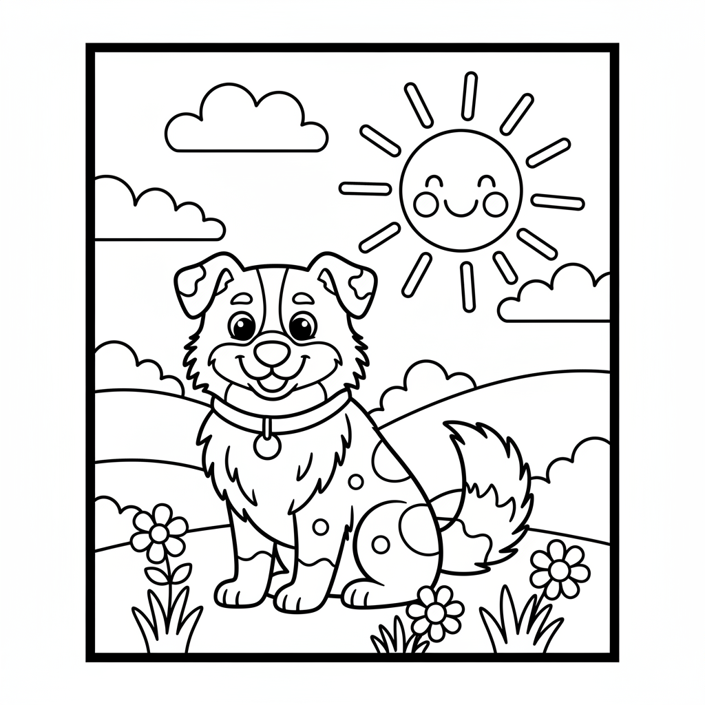 Coloriage coloriage berger australien