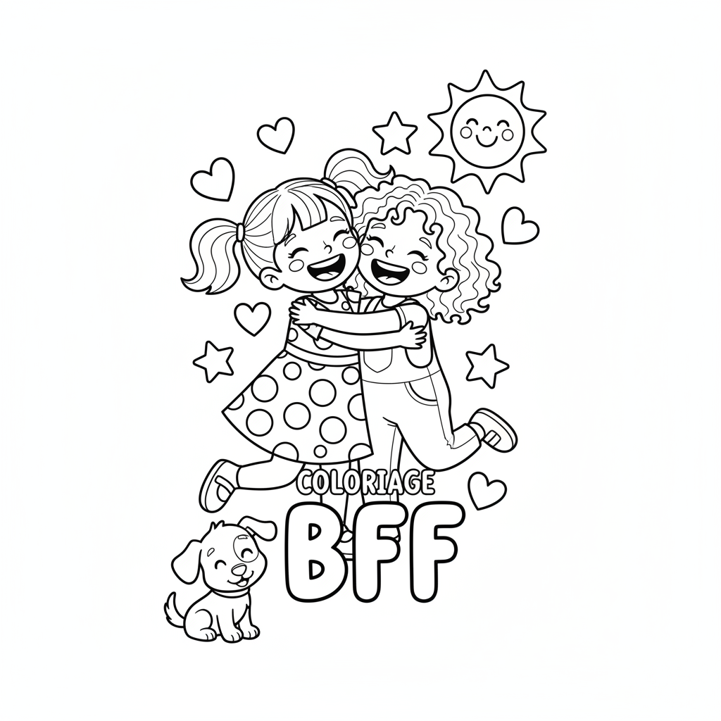 Coloriage coloriage bff 2