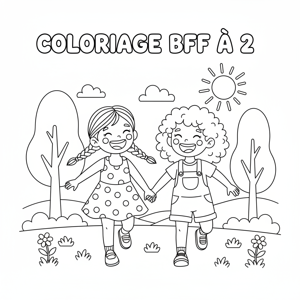 Coloriage coloriage bff a 2 3