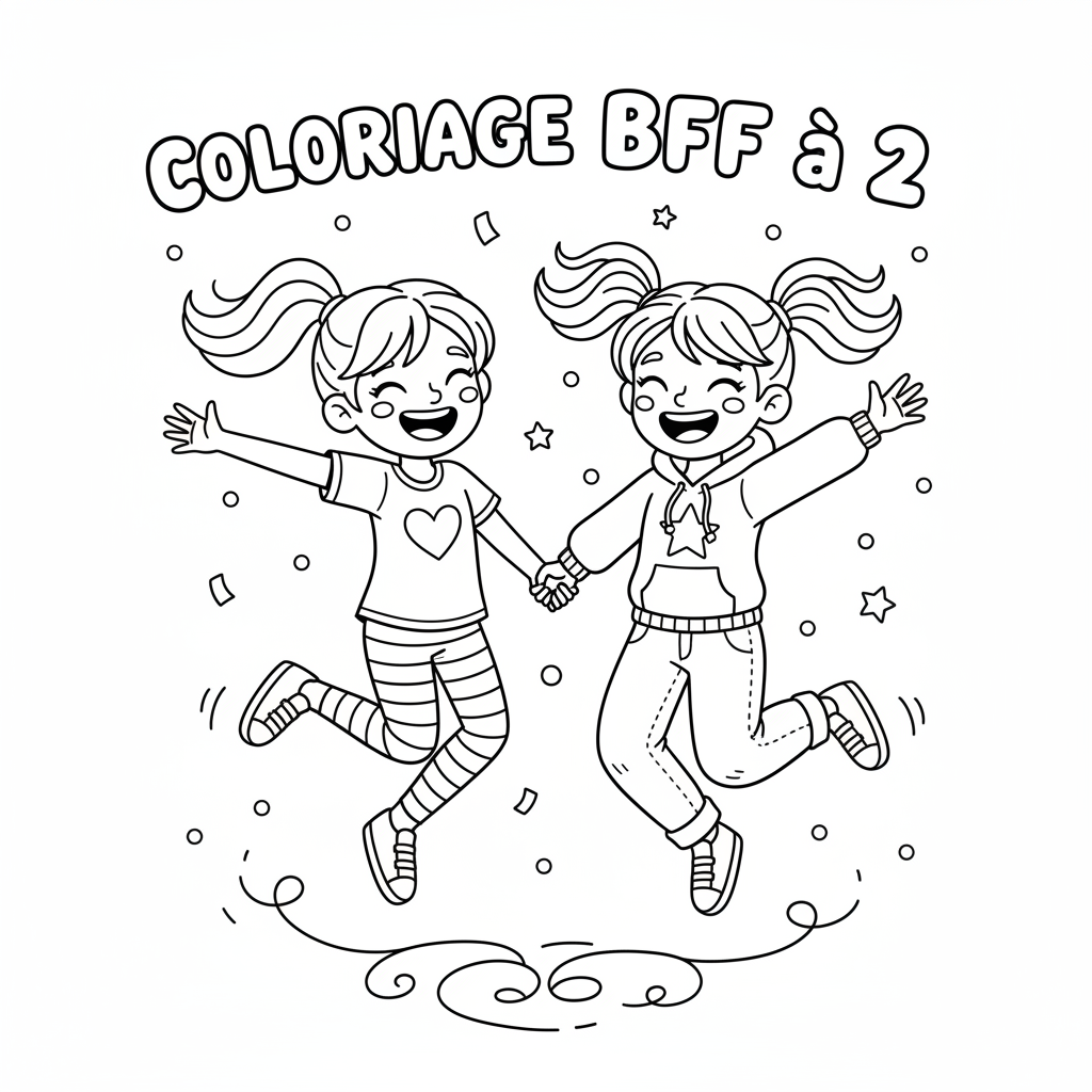 Coloriage coloriage bff a 2 5