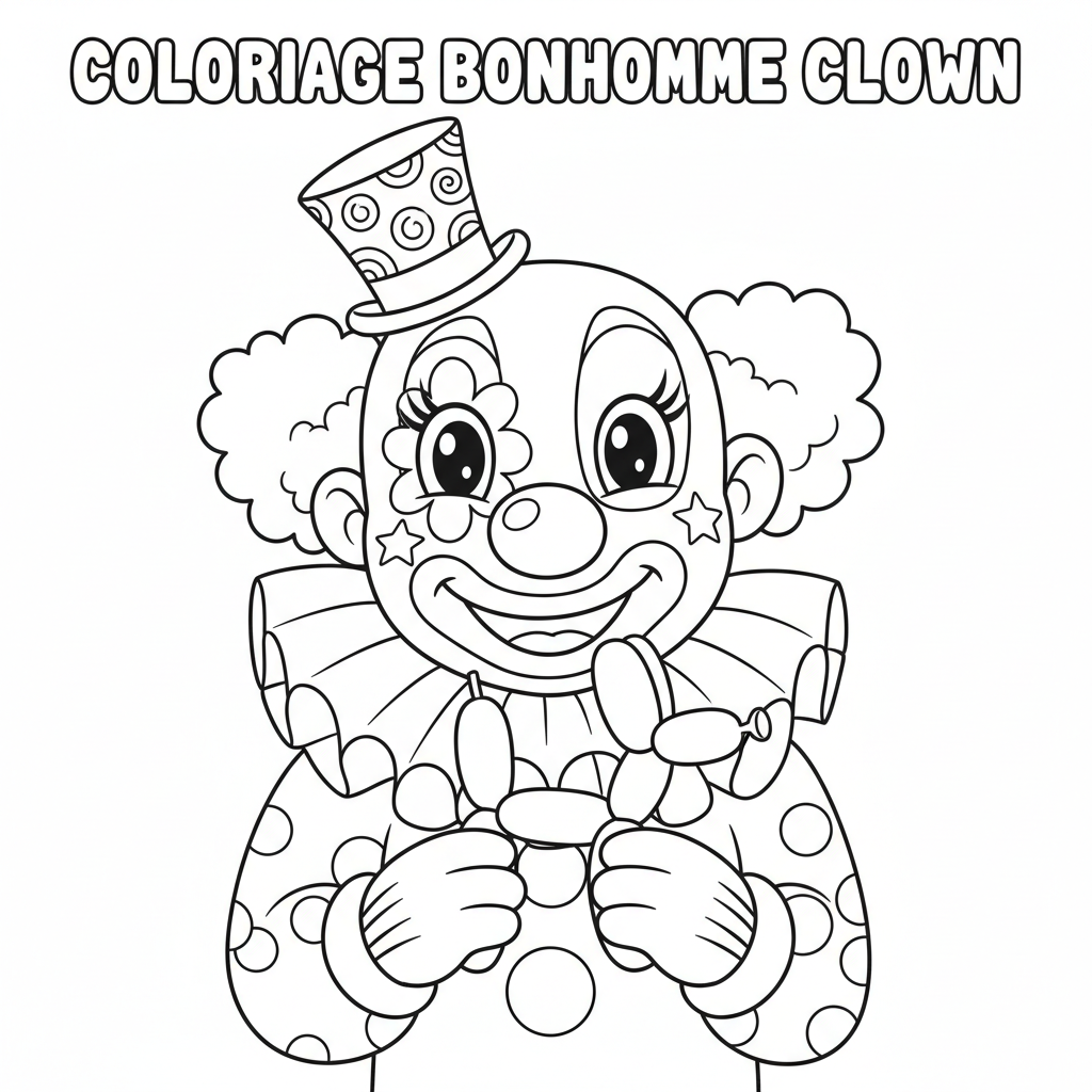 Coloriage coloriage bonhomme 4