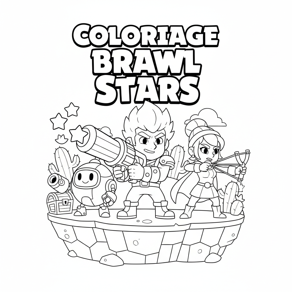 Coloriage coloriage brawl stars 2