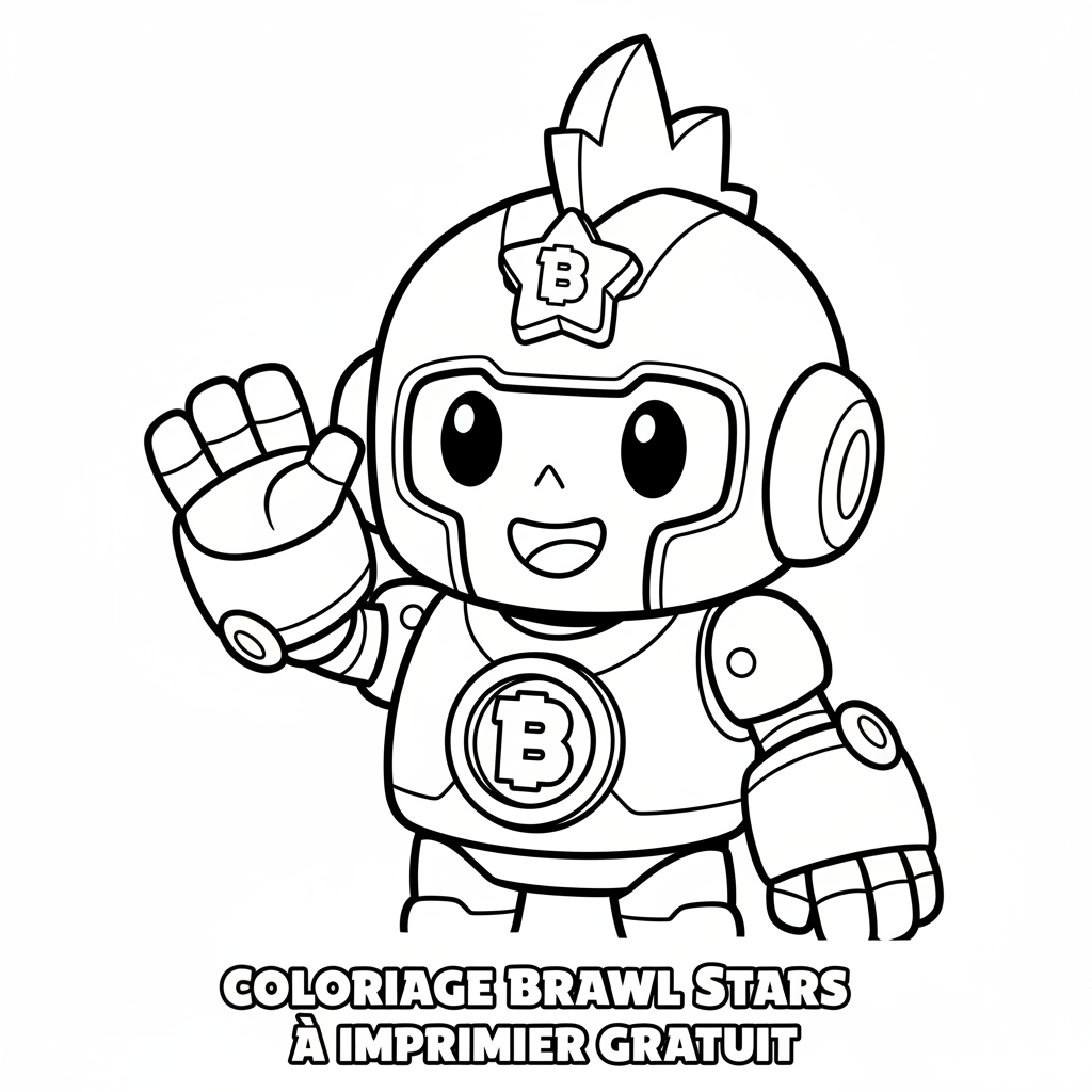Coloriage coloriage brawl stars à imprimer gratuit 4
