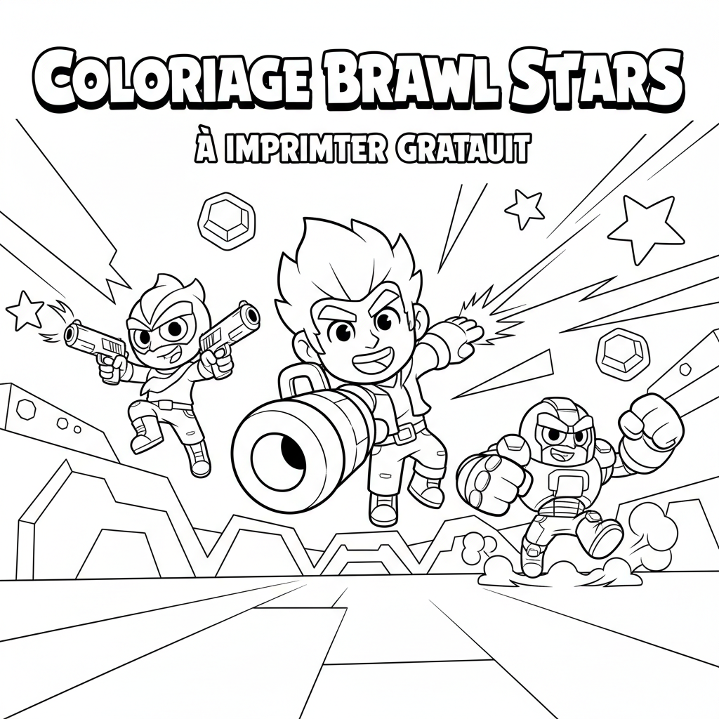 Coloriage coloriage brawl stars à imprimer gratuit 5