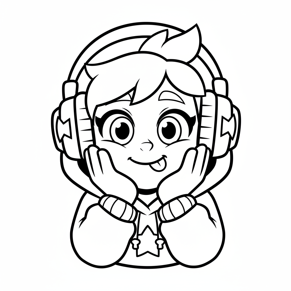 Coloriage coloriage brawl stars billie 4