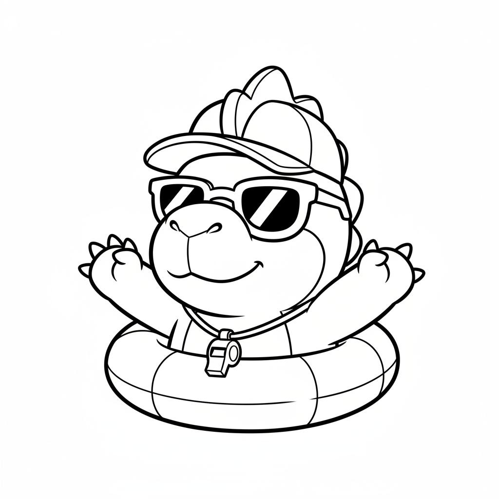 Coloriage coloriage brawl stars buzz 4