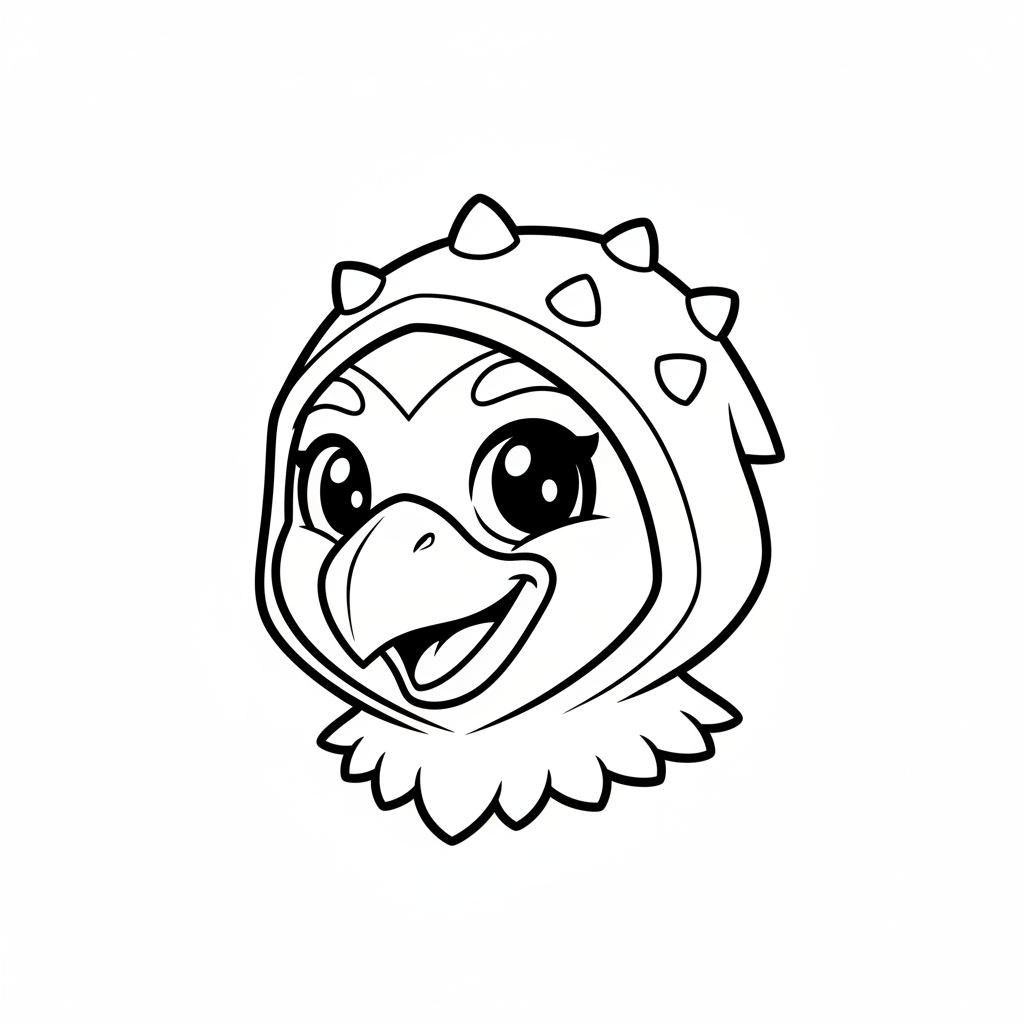 Coloriage coloriage brawl stars corbac 4