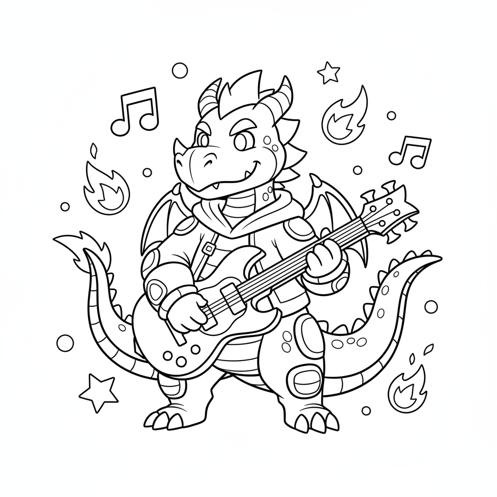 Coloriage coloriage brawl stars draco 2