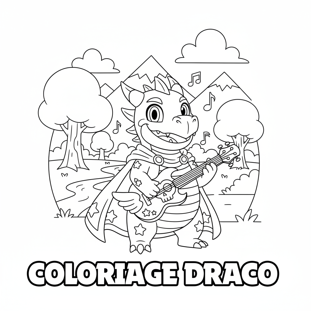 Coloriage coloriage brawl stars draco 3
