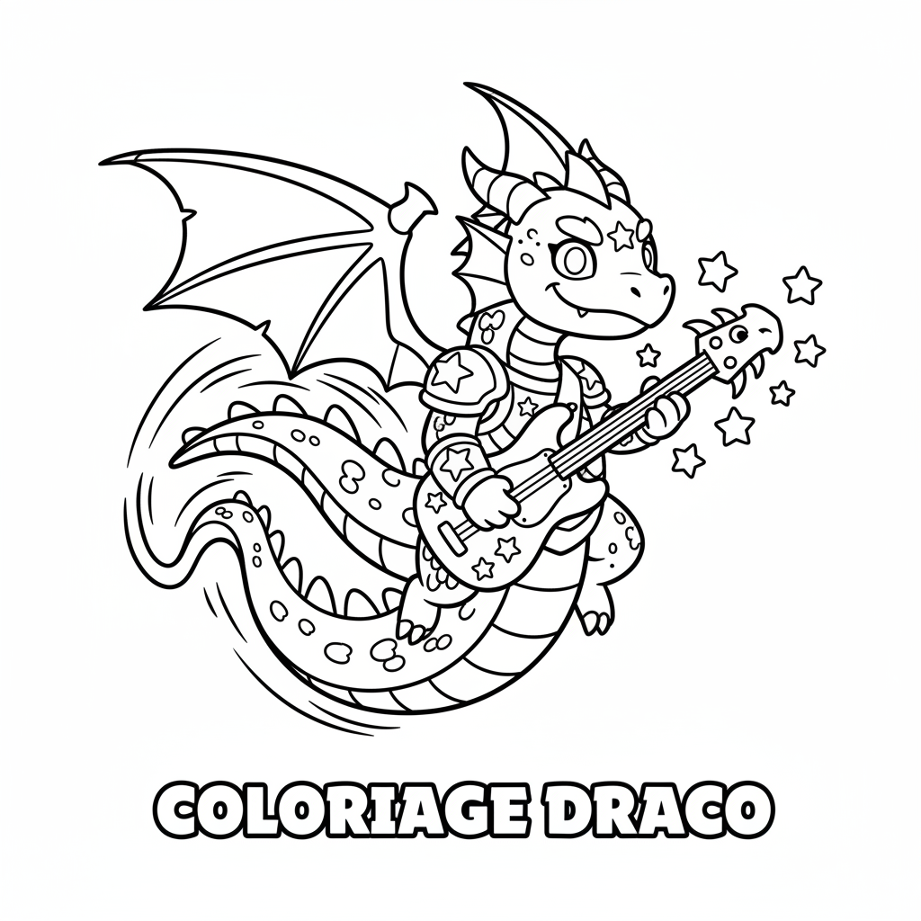 Coloriage coloriage brawl stars draco 5
