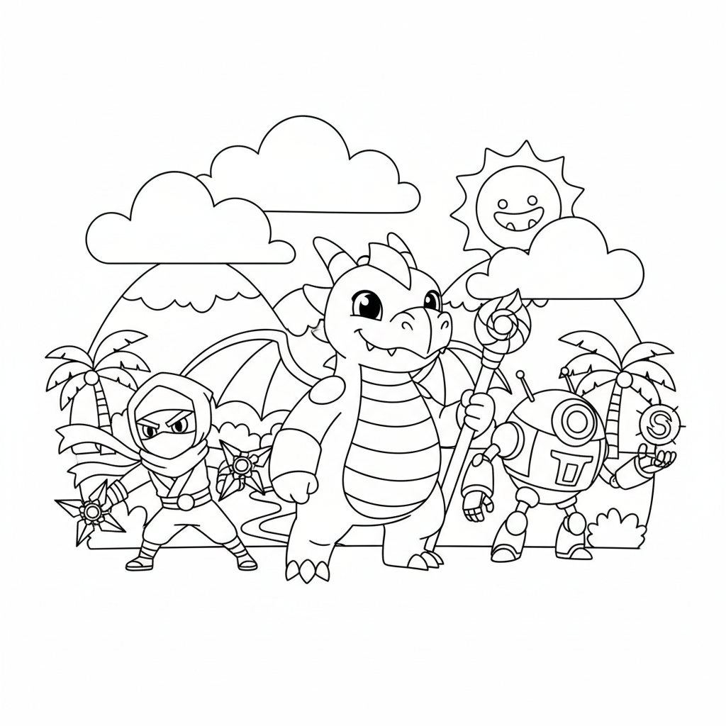 Coloriage coloriage brawl stars legendaire 3