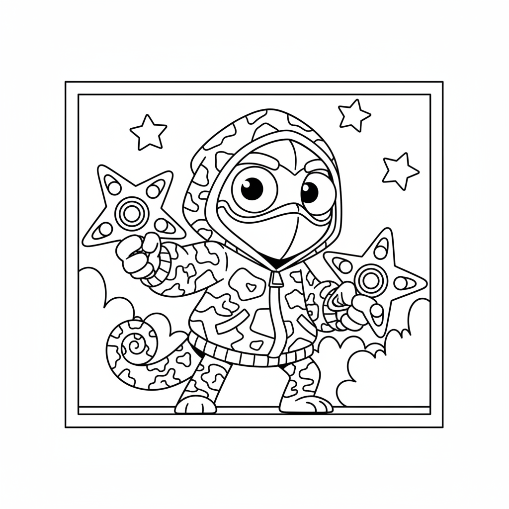 Coloriage coloriage brawl stars leon 2