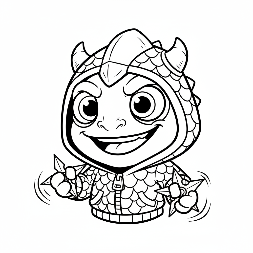 Coloriage coloriage brawl stars leon 4