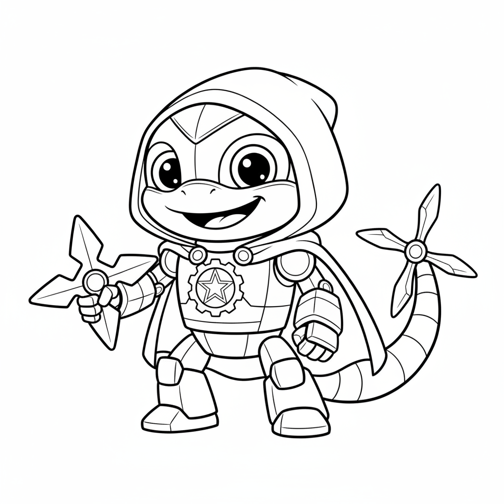 Coloriage coloriage brawl stars leon mecha