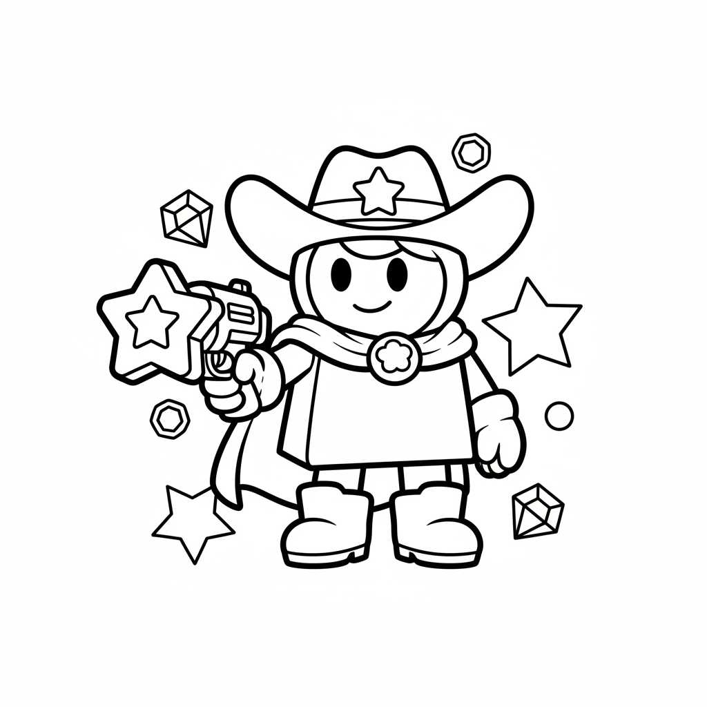 Coloriage coloriage brawl stars meeple
