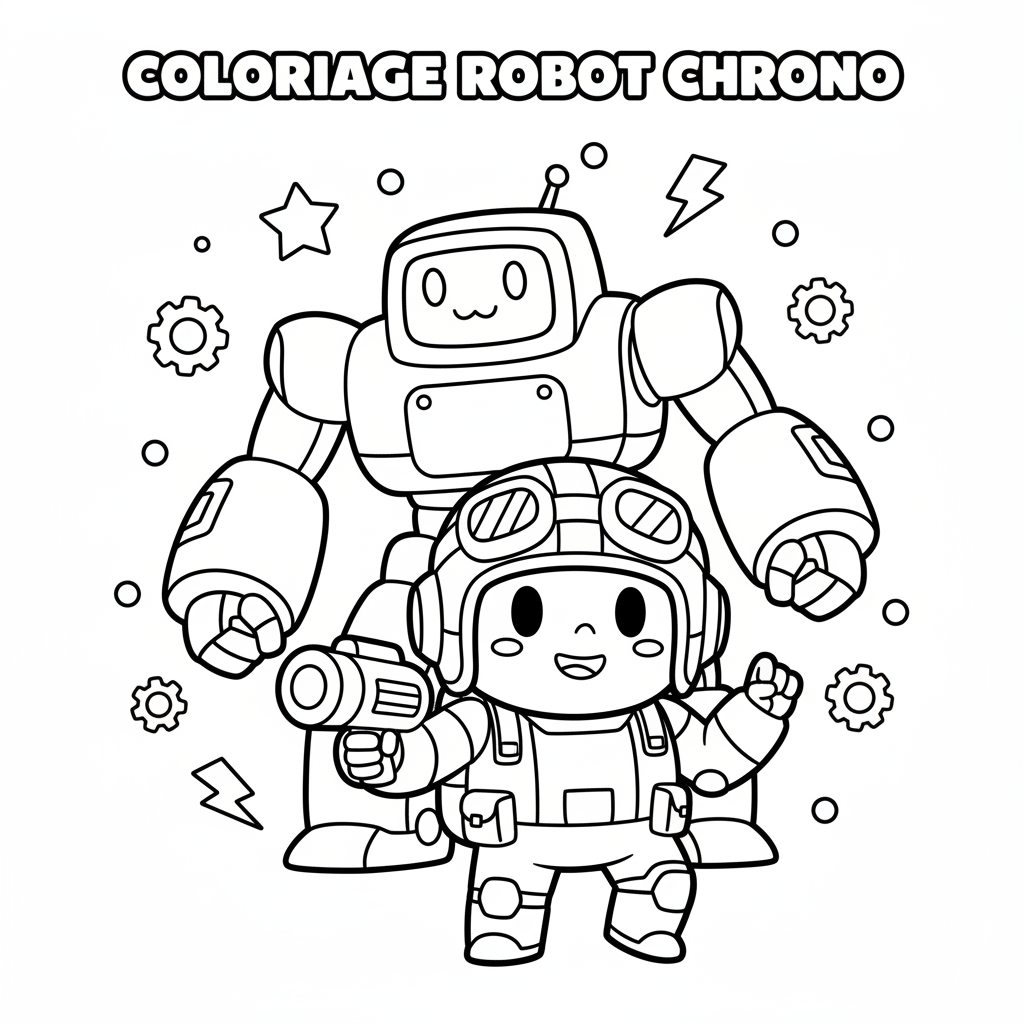 Coloriage coloriage brawl stars meg