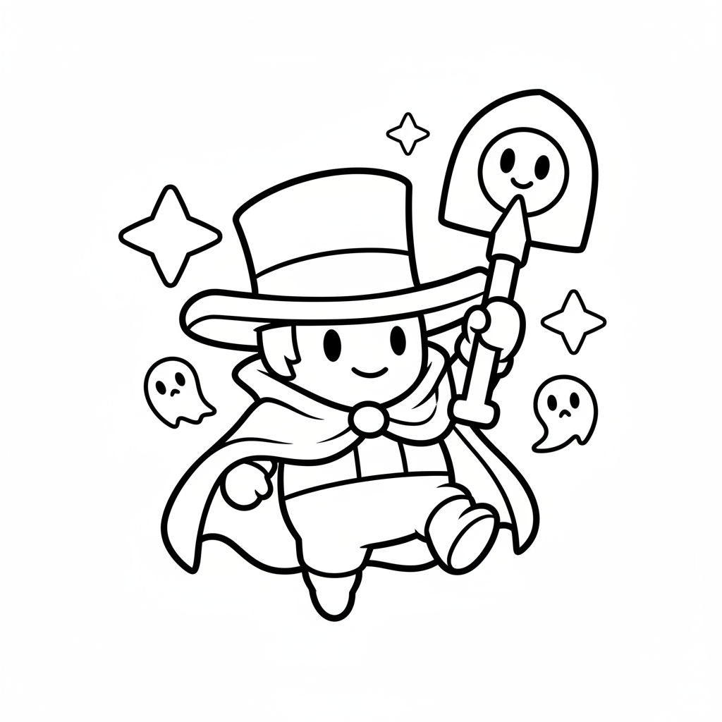 Coloriage coloriage brawl stars mortis