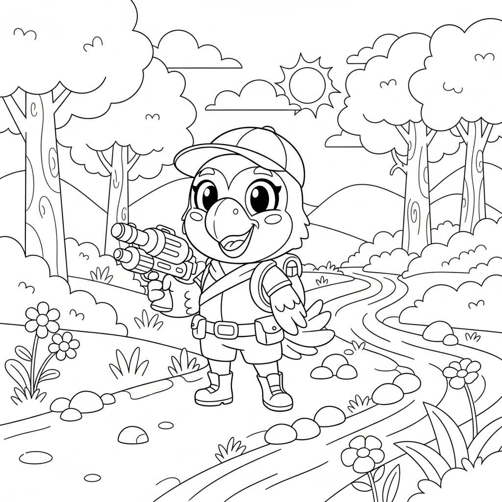Coloriage coloriage brawl stars polly 3