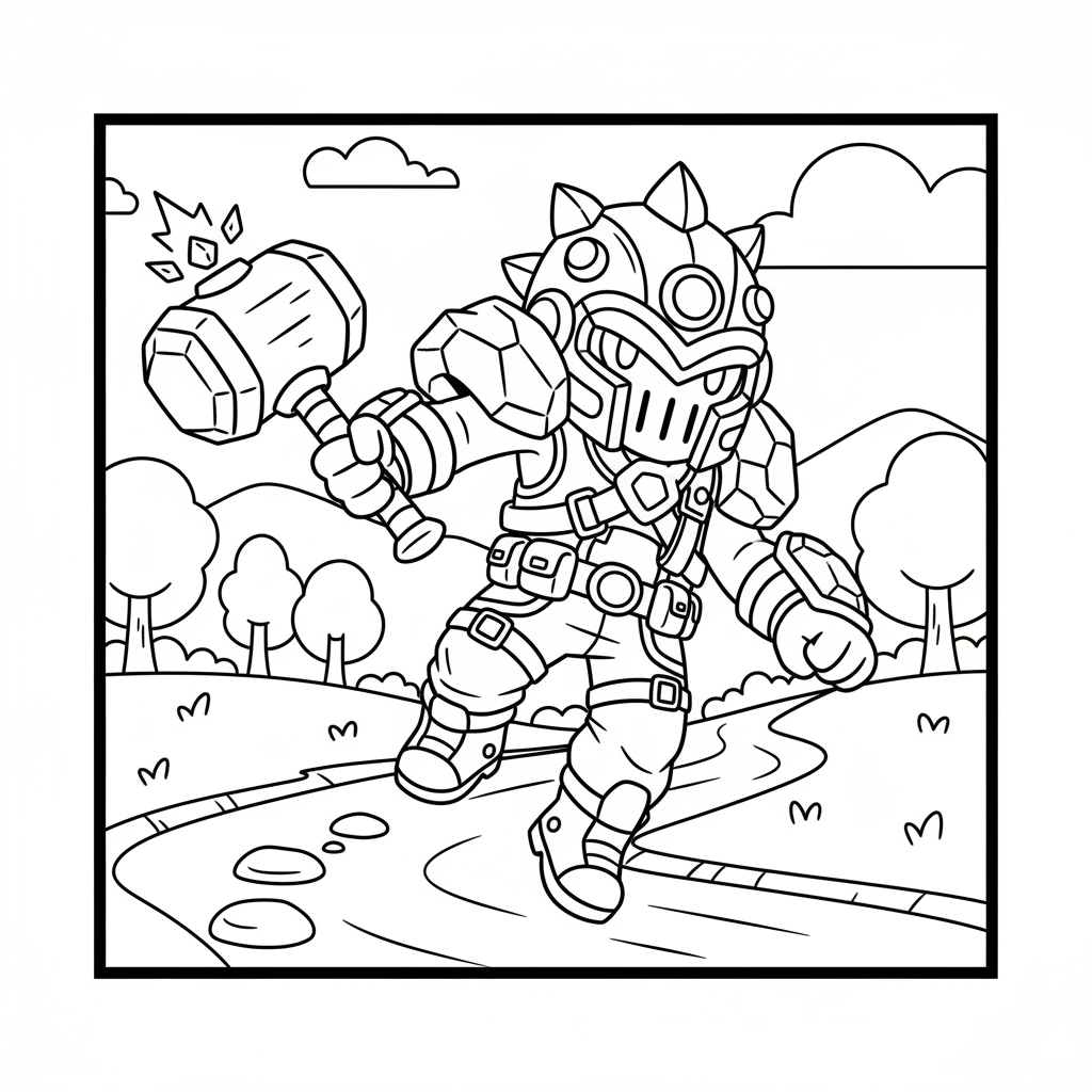 Coloriage coloriage brawl stars skin 3