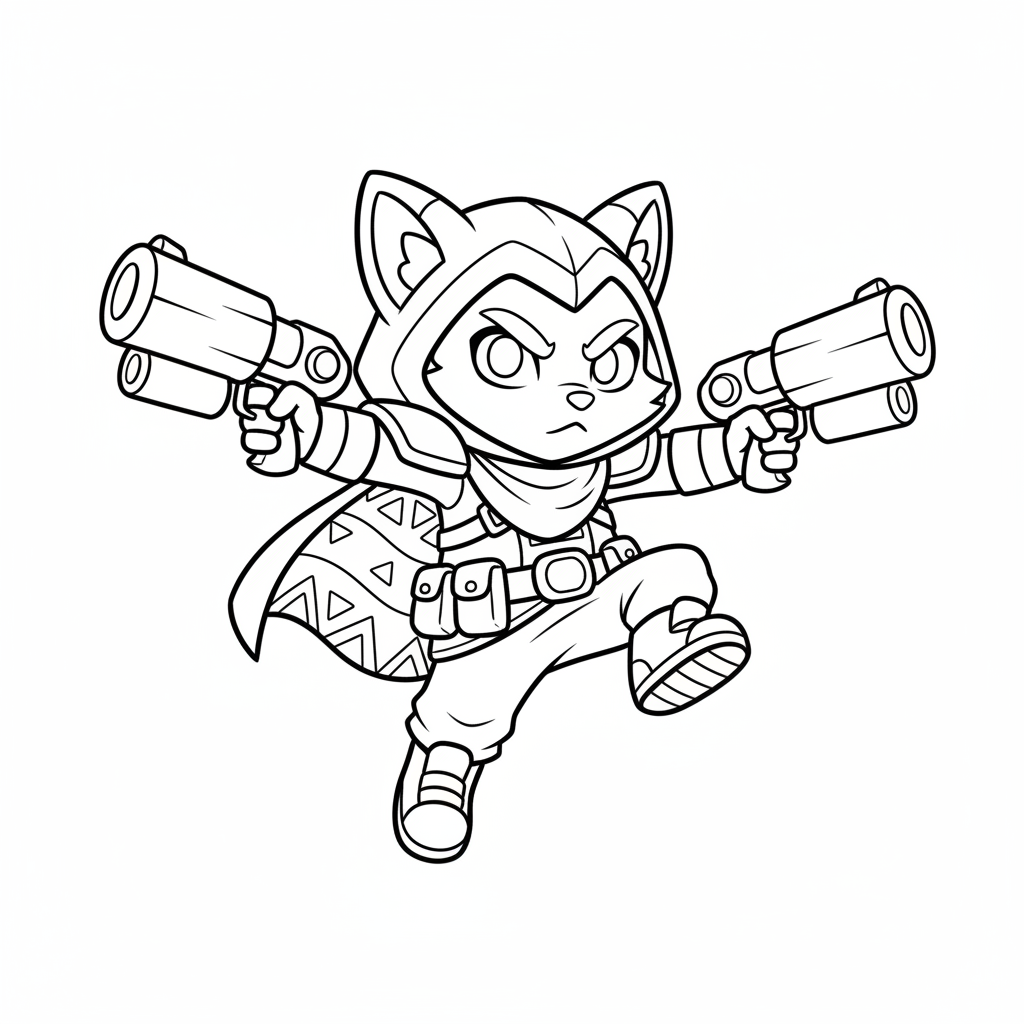 Coloriage coloriage brawl stars skin 5