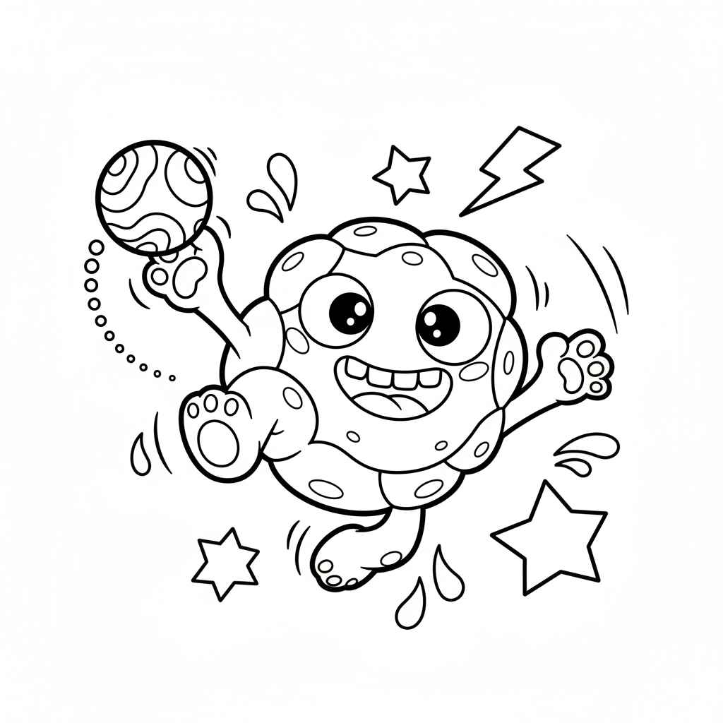 Coloriage coloriage brawl stars squeak 5