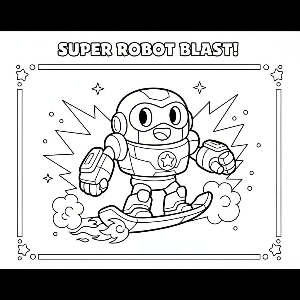 Coloriage coloriage brawl stars surge