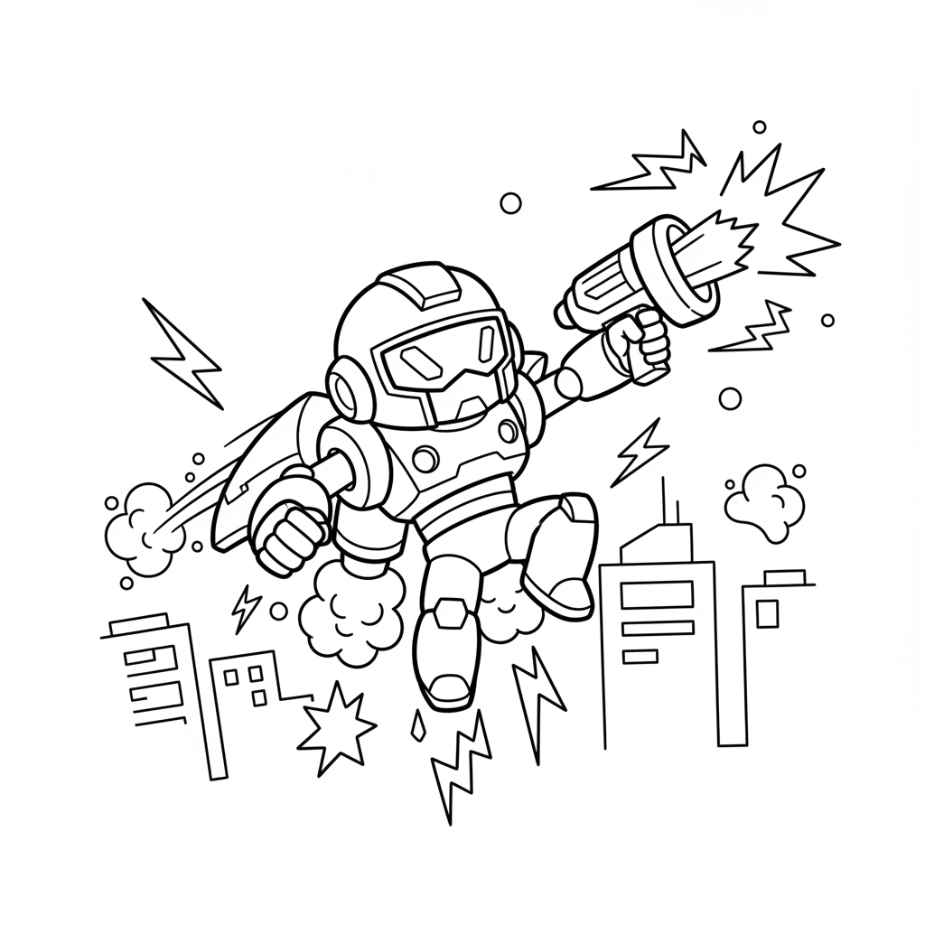 Coloriage coloriage brawl stars surge 5