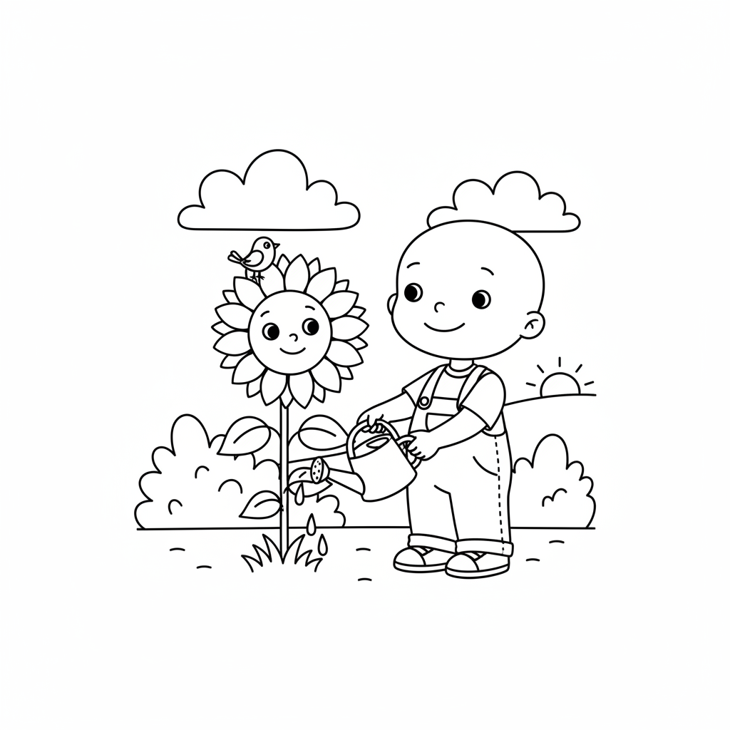 Coloriage coloriage caillou 3
