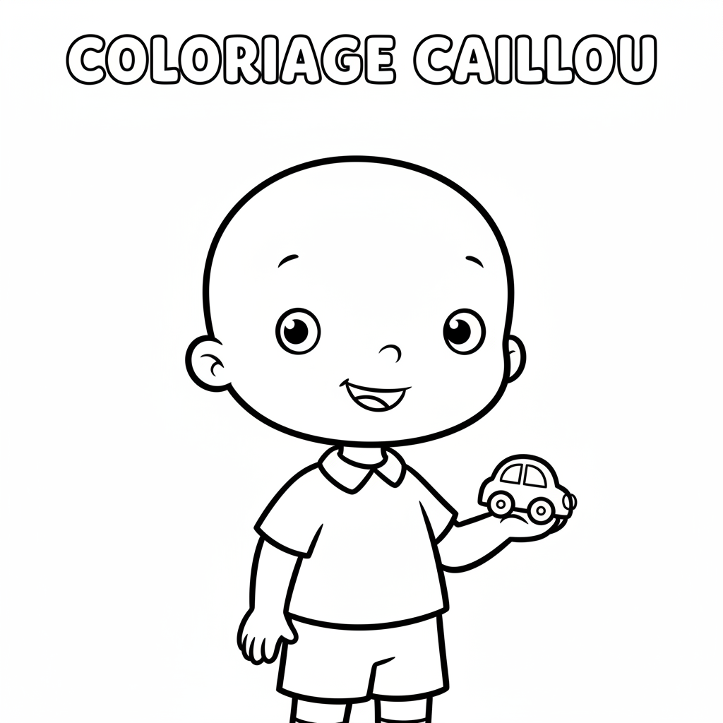Coloriage coloriage caillou 4