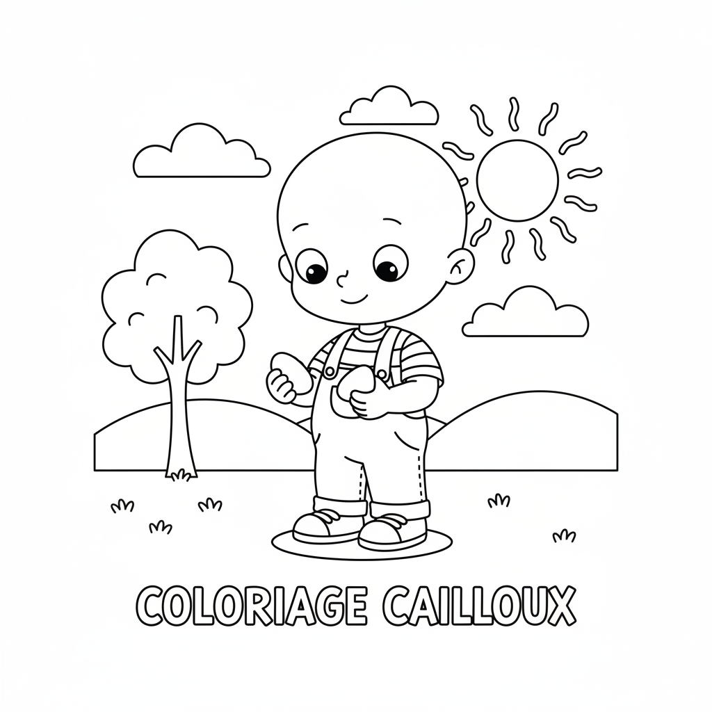 Coloriage Coloriage Cailloux Gratuit à Imprimer