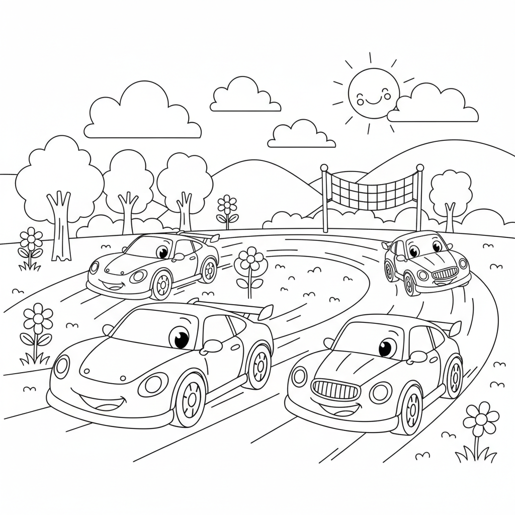 Coloriage coloriage cars 2 3