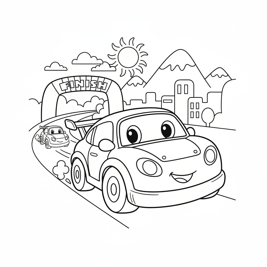 Coloriage coloriage cars 2 4