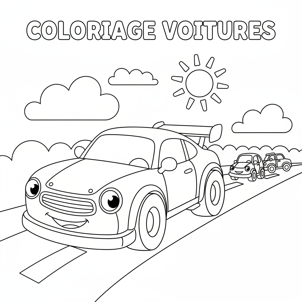 Coloriage coloriage cars a imprimer